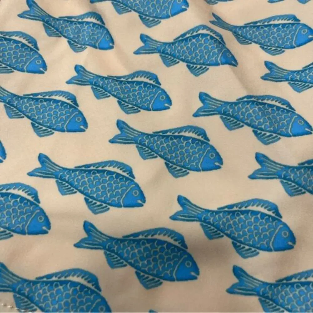 J‎ Crew Crew Cuts Boys Goldfish Swim Trunks Yellow Green